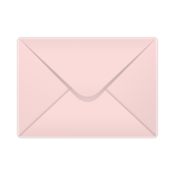 133x184mm Baby Pink Pastel Coloured Envelopes