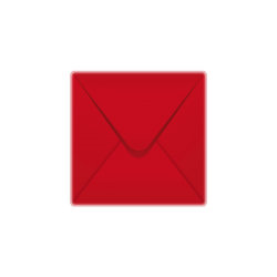 130x130mm Spectrum Range Scarlet Red Envelopes