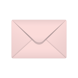 C6 Baby Pink Pastel Coloured Envelopes