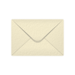 C6 Ivory Hammer Texture Envelopes - Pack of 25