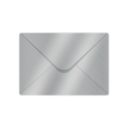 C6 Metallic Silver Envelopes