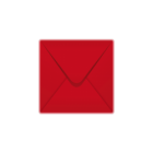 130x130mm Spectrum Range Scarlet Red Envelopes