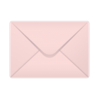 133x184mm Baby Pink Pastel Coloured Envelopes